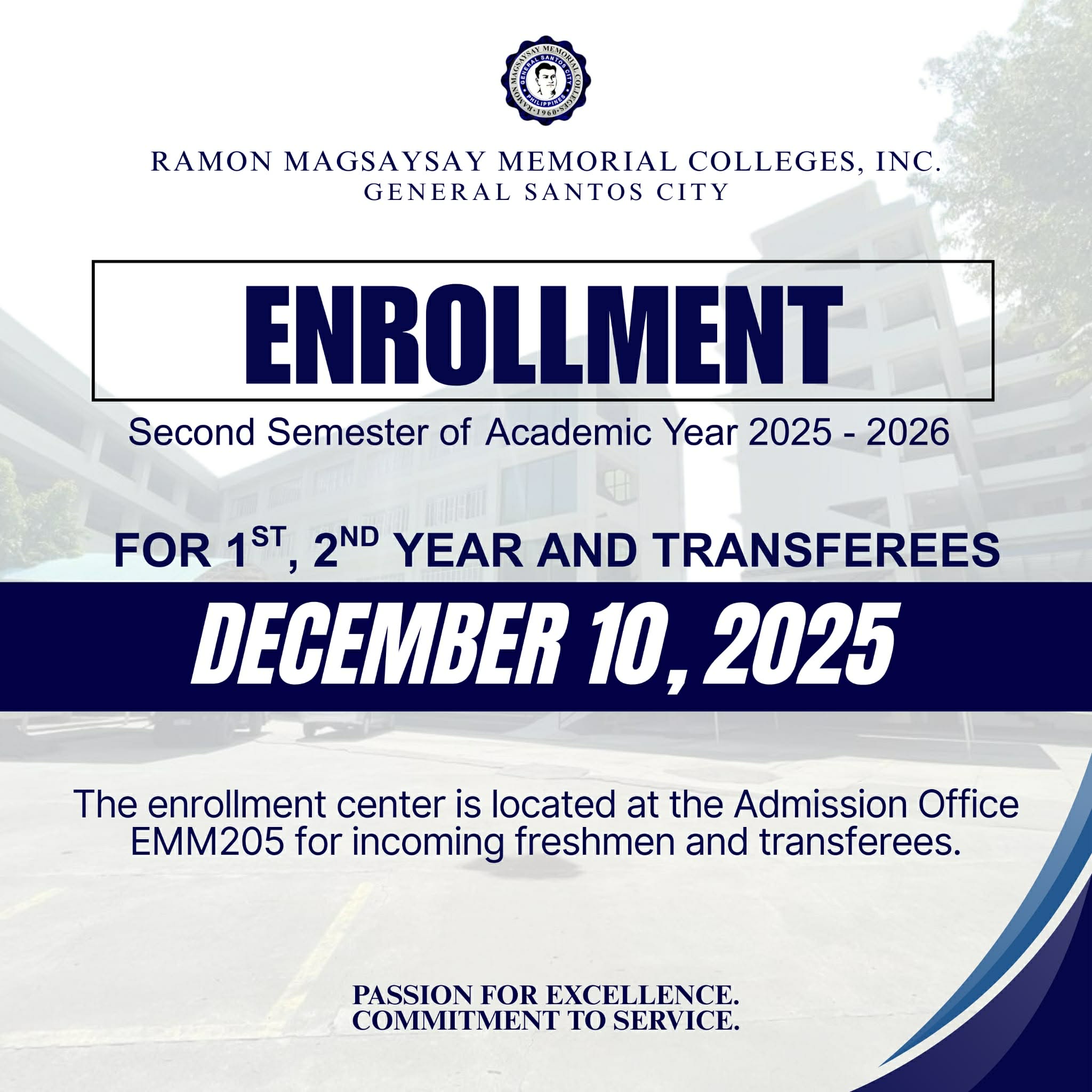 𝐑𝐌𝐌𝐂 𝐄𝐧𝐫𝐨𝐥𝐥𝐦𝐞𝐧𝐭 | 𝟐𝐧𝐝 𝐒𝐞𝐦𝐞𝐬𝐭𝐞𝐫 𝐀.𝐘. 𝟐𝟎𝟐𝟓–𝟐𝟎𝟐𝟔 📣